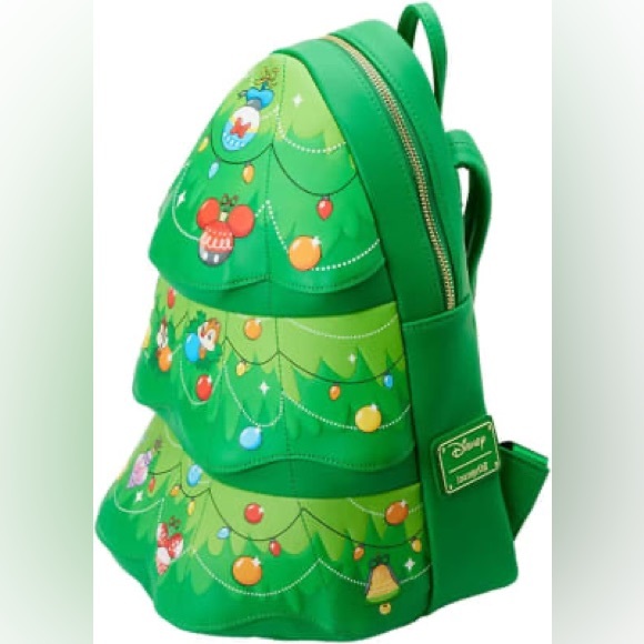 LOUNGEFLY women’s Disney Chip and Dale Tree Ornament Figural Backpack - Picture 5 of 16